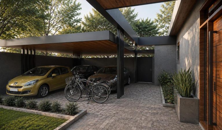 Garage y acceso