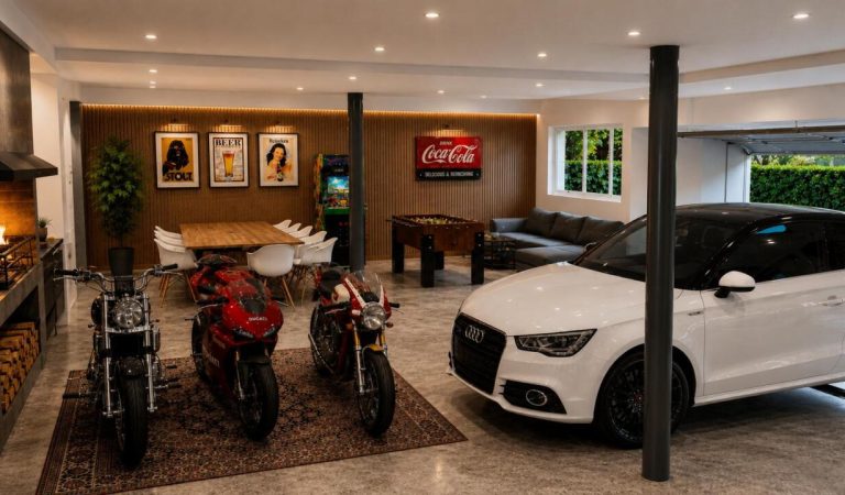 Interior garage