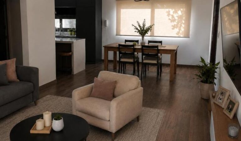 Living y comedor. Final